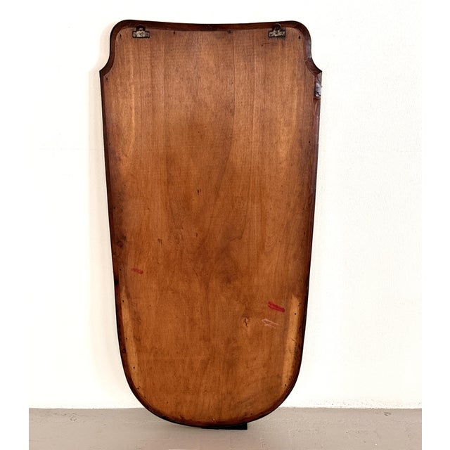 Large Mid-Century Modern Italian Floor Mirror with Brass Frame, 1950 For Sale - Image 15 of 17
