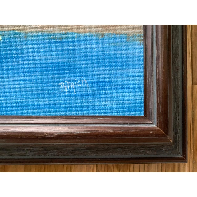 I’m not sure who the artist, Patricia McKenney, is, as I couldn’t find much information about her, but this sailboat...