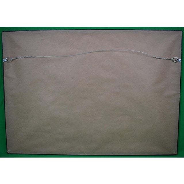 Art Sz: 16 1/4"H x 23 1/2"W Frame Sz: 17 3/4"H x 25"W A color plate made especially for Polo Magazine, Inc. The Water Jump...