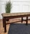 Vintage Italian Walnut Bench, 1980s For Sale - Image 6 of 8