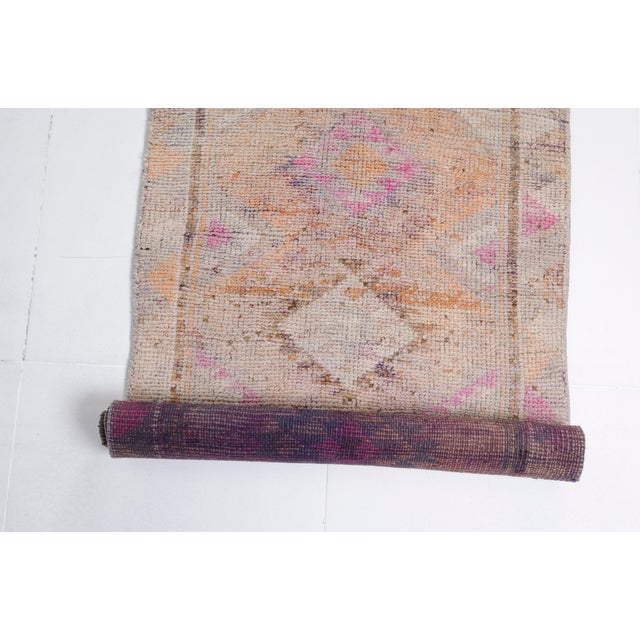 Handmade Oushak Vintage Runner For Sale - Image 9 of 10