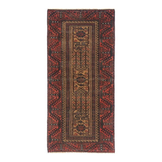 Late 19th Century Persian Turkoman Rug, 02'03 X 04'09 For Sale
