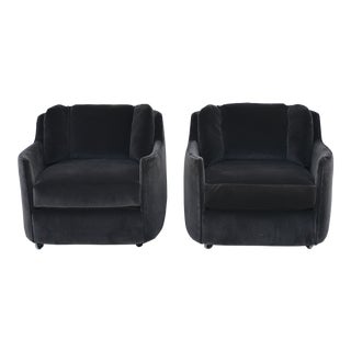 1970s Vintage Henredon Folio 500 Chairs- A Pair For Sale