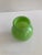 Green Glass Petite Ming Shaped Vase. Beautiful Color and amazing small size. Quality piece with ground smooth top edge....