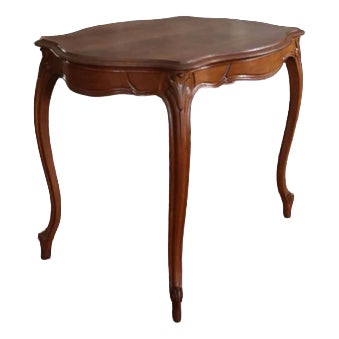 Antique Oak Table with Doe Legs For Sale