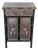 Chinoiserie Paint Decorated Faux Bamboo Cabinet For Sale