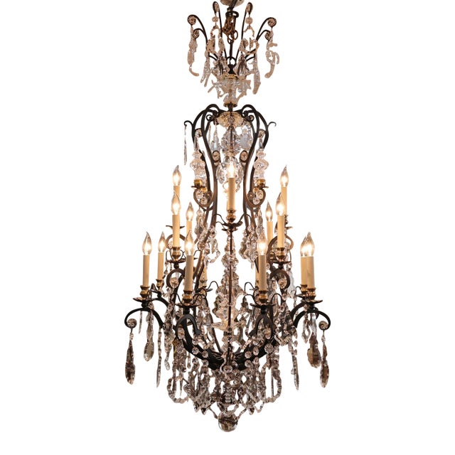 Schonbek Versailles 2782 16 Light Monumental Crystal Chandelier For Sale