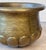 Metal Antique 18" Italian Brass Scalloped Planter For Sale - Image 7 of 9