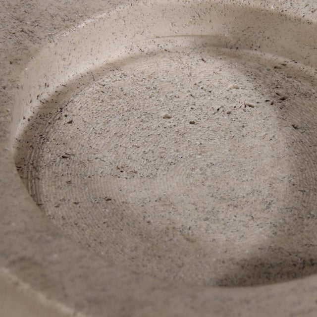 Stone Travertine Vide-Poche by Pier Alessandro Giusti & Egidio Di Rosa for Up & Up, 1970s For Sale - Image 7 of 9
