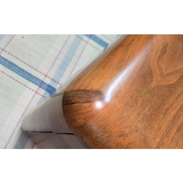 Paul Goldman Rare Art Deco Streamlined Walnut/Veneer Plywood Pedestal Desk For Sale - Image 16 of 18