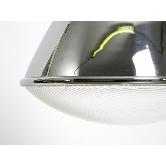 Large Pendant Lamp Headlight in Chrome-Plated Sheet Steel by Ingo Maurer, 1960s For Sale - Image 6 of 18