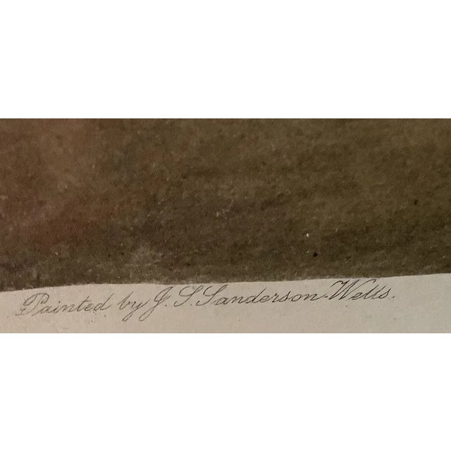 John Sanderson Wells Coaches and Horses/Passing the Hunt, Hand Colored Lithograph For Sale - Image 4 of 6
