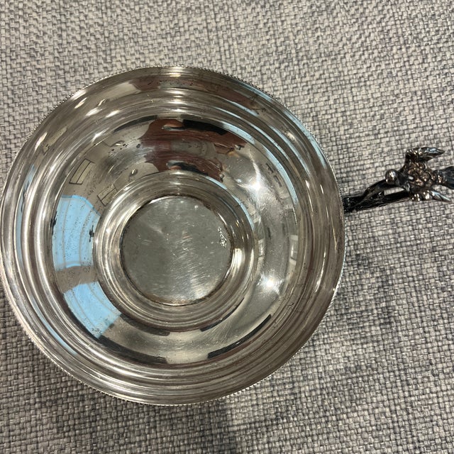 Turkish Ottoman Empire Style Turkish Silver Bowl For Sale - Image 3 of 6