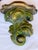 Bronze Vintage Palm Beach Regency Bespoke Parcel Gilt Antiquated Palm Bronze Brackets by Turtle and Crane -a Pair Newly Painted For Sale - Image 8 of 11