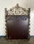 Taupe Italian Baroque Silvered Wall Mirror, 19th Century, Hand-Carved Wood For Sale - Image 8 of 11