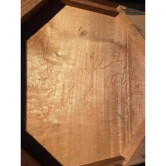 On Hold - Vintage 1966 Spanish Hand Carved Walnut and Tooled Leather Chair For Sale - Image 10 of 13