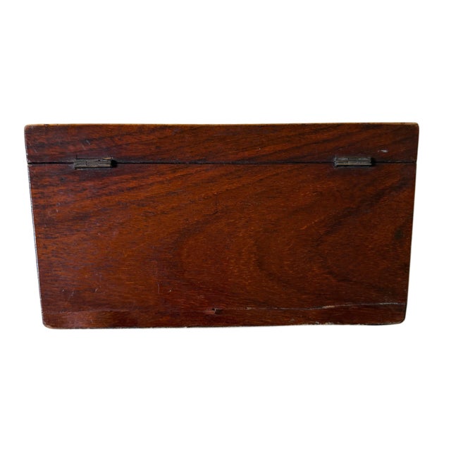 Wood Antique Victorian Rosewood & Bird's-Eye Maple Sarcophagus Box For Sale - Image 7 of 8