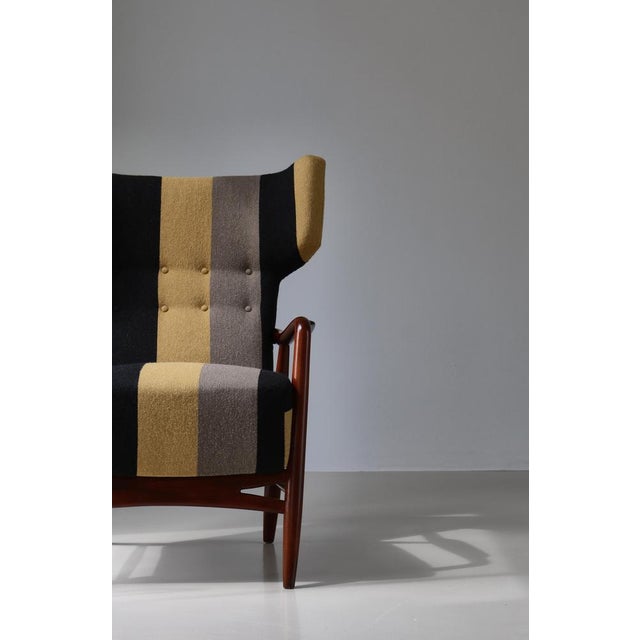 Wingback Armchair attributed to Eva & Nils Koppel for Slagelse Møbelværk, Denmark, 1947 For Sale - Image 18 of 18