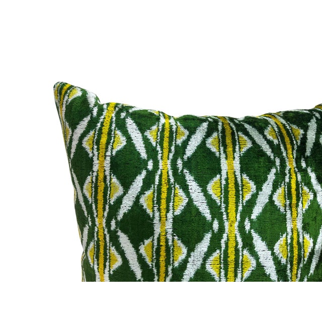 Boho Chic Velvet Silk Cushion Cover with Bohemian Design, 2000s For Sale - Image 3 of 11
