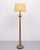 Beautiful Wooden Floor lamp . Hand carved, Rococo in style. comes in a very nice Antique Gold color . Italy 1950s . one...