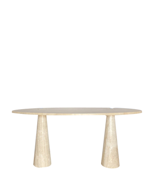Mid-Century Modern Italian Travertine Console, 1970s