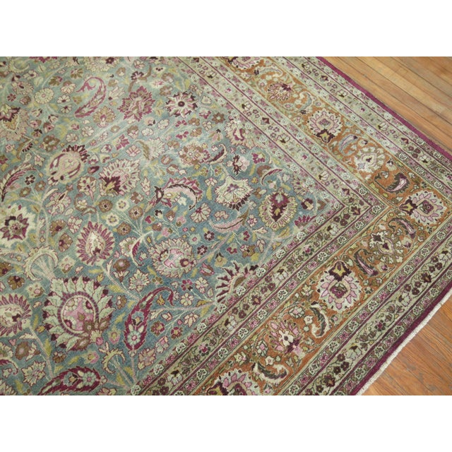 Early 20th Century Antique Persian Meshed Rug - 9'9" x 12'9" For Sale - Image 5 of 6