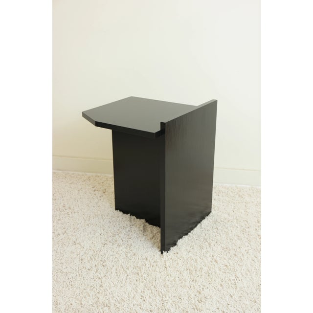 Mid-Century Modern Contemporary Sculptural Side Table For Sale - Image 3 of 13