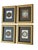 Enhance your contemporary art collection with this set of four Fornasetti prints. These licensed reprints feature the...