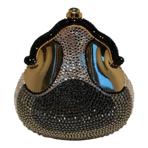 Rare Vintage Judith Leiber Crystal Chantelaine Minaudiere Production Sample