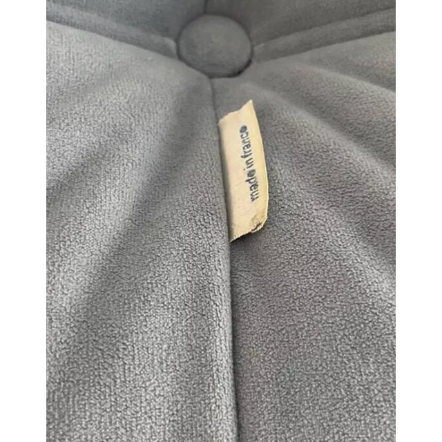 1970s Blue Togo Lounge Chair by Michel Ducaroy for Ligne Roset, 1973 For Sale - Image 5 of 11