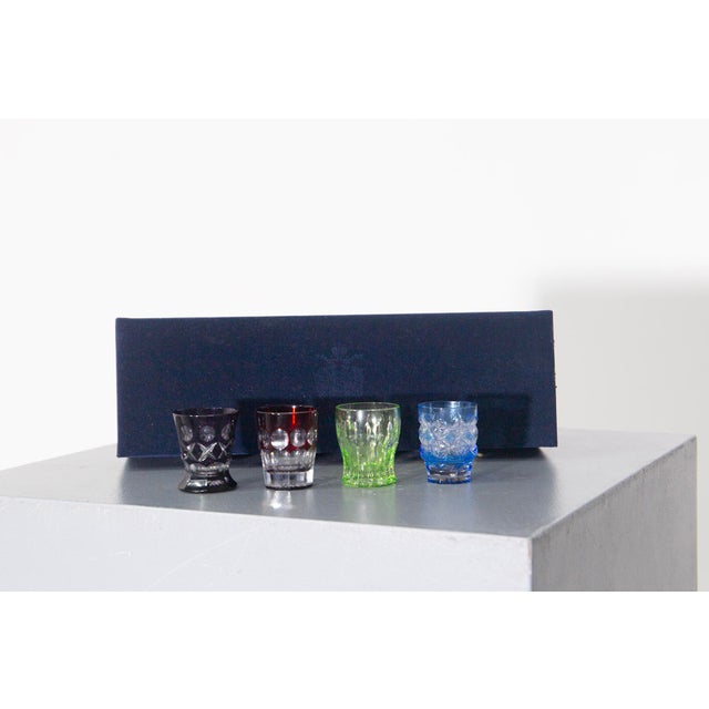 2000 - 2009 Crystal Vodka Nazdrovia Shot Glasses from Imperial Faberge, 2000s For Sale - Image 5 of 11