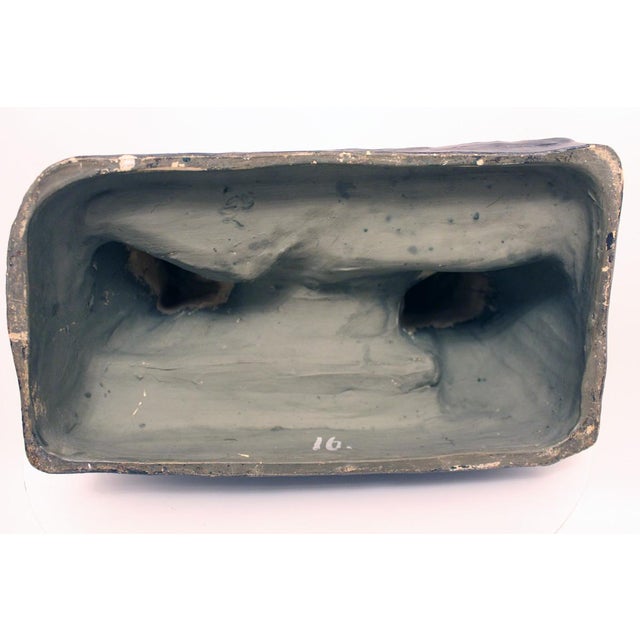 Antique Mirror with Figurines from Goldscheider, 1890s For Sale - Image 16 of 17
