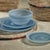 Contemporary Barren Alabaster Glass Plates, Set of 4, Medium For Sale - Image 3 of 6