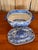 Blue and White Transferware Soup Tureen For Sale - Image 6 of 8