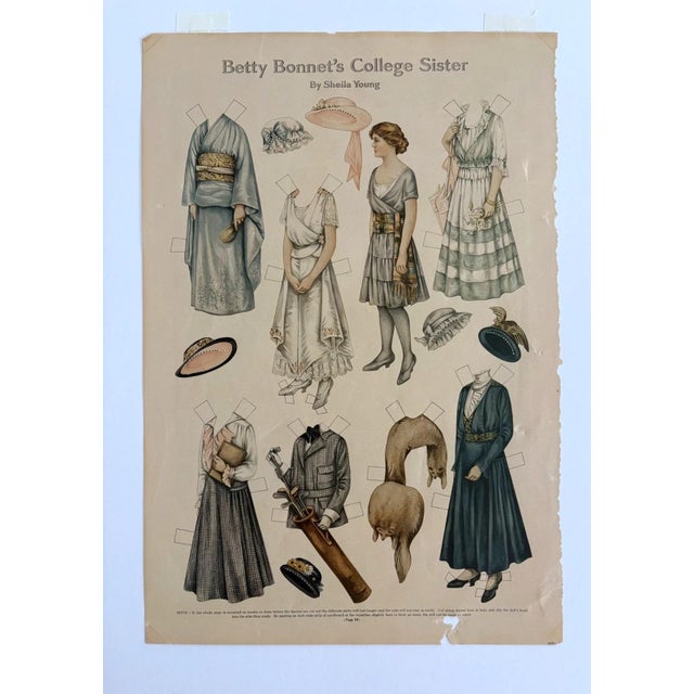 If you've ever wondered what a college coed looked like around 1912, look no further than Betty Bonnet, from the pages of...