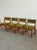Textile 1970s Teak and Mohair Dining Chairs - Set of Four For Sale - Image 7 of 12