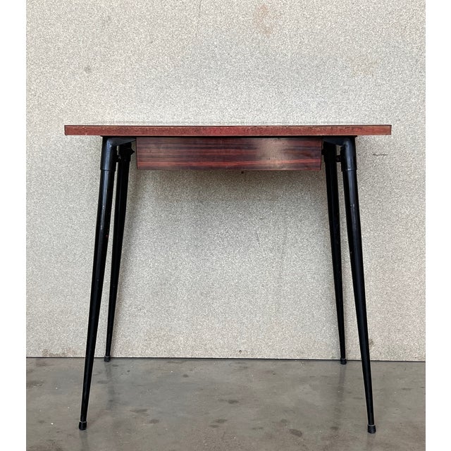 Rare school desk in Arne Jacobsen style. Very functional piece, you can use as a side table, Childs desk, nightstand or...