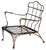Vintage Rustic Patina Garden Chair For Sale - Image 4 of 9