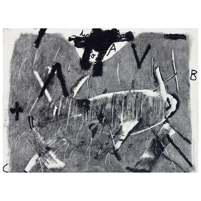 1970s Antoni Tàpies, Lletres i Gris, 1976, Etching For Sale - Image 5 of 6