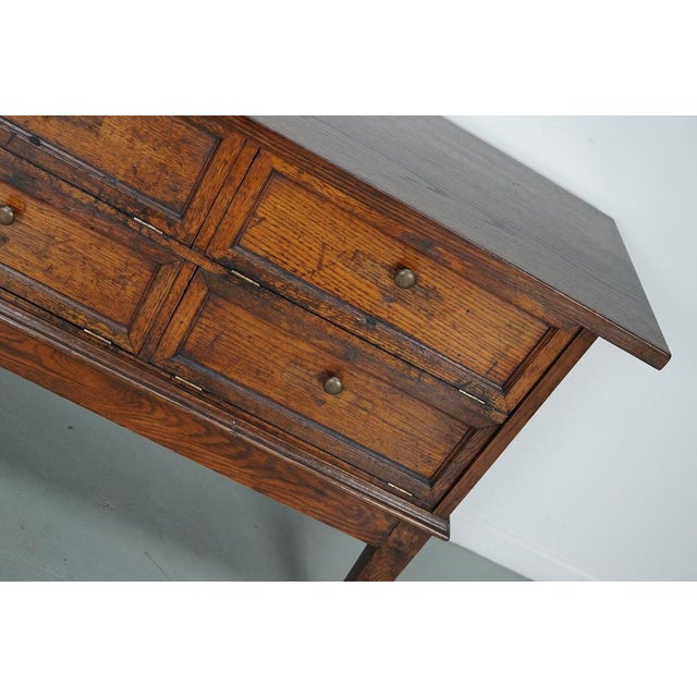 Early 20th Century French Oak Apothecary Cabinet Folding Doors For Sale - Image 5 of 17