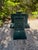 Vintage 1970s Glass & Chrome Dining Set With Hunter Green Cantilever Chairs For Sale - Image 11 of 16