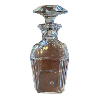 1950s Baccarat Crystal Whiskey Decanter For Sale