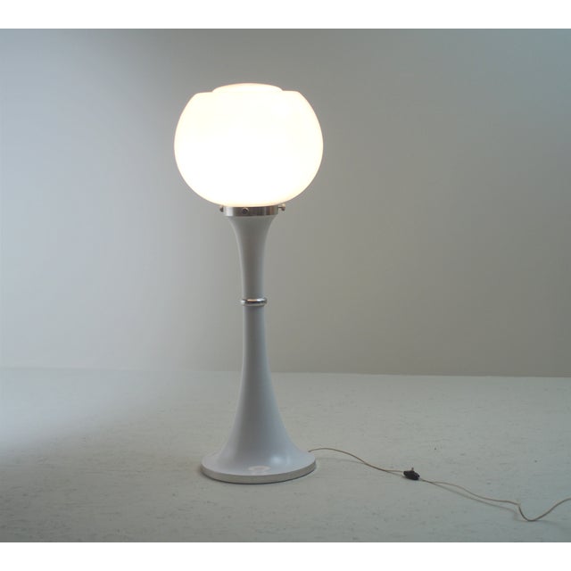 Metal Space Age Standing Lamp, Italy, 1970s For Sale - Image 7 of 7