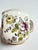 Antique Armorial Pearlware Porcelain Teacup Demitasse, Hand Painted Flowers & Crest For Sale - Image 9 of 12