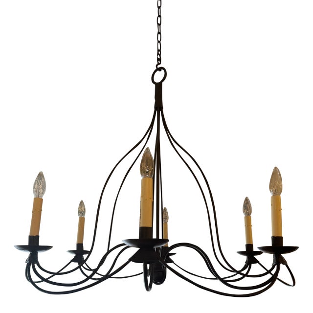 Ironware International Bella 6 Light Chandelier For Sale