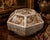 Bone Late 19th Century Large Chinese Carved Bone Hexagonal Jewelry Casket Box With Figural Panels & Fitted Interior For Sale - Image 7 of 8