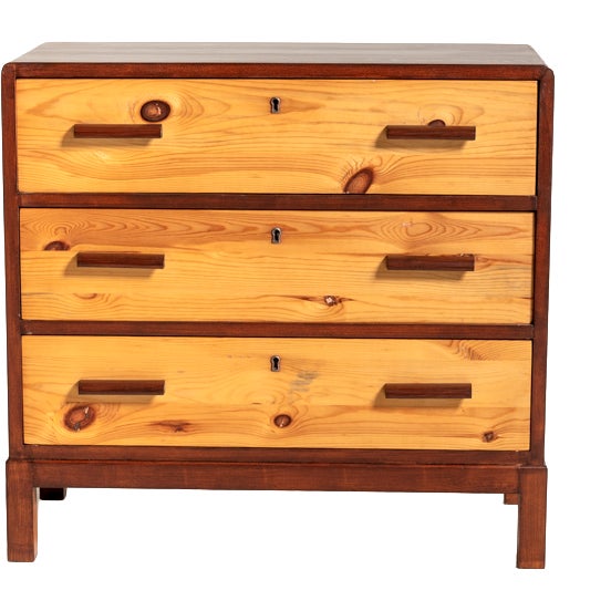 Scandinavian Art Deco Chest of Drawers, 1930s For Sale