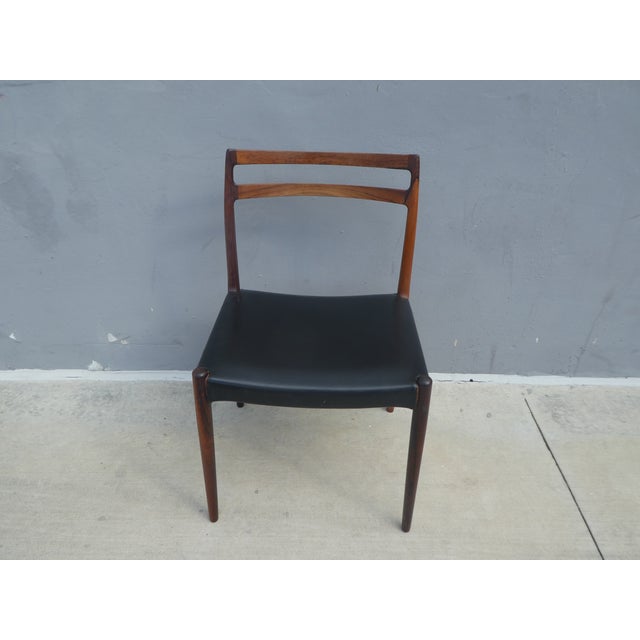 1960s Scandinavian Norwegian Alf Aarseth Gustav Bahus & Eft Rosewood Dining Chairs - Set of 6 For Sale - Image 5 of 12