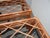 Wood Vintage Mid Century Modern Rustic Bamboo Rattan Brown End Tables - a Pair For Sale - Image 7 of 13