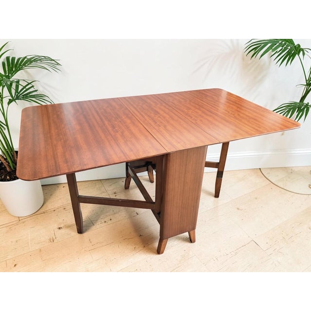 Mid-Century Teak Gate Leg Dining Table Drop Leaf in the style of G Plan, 1970s For Sale - Image 10 of 18